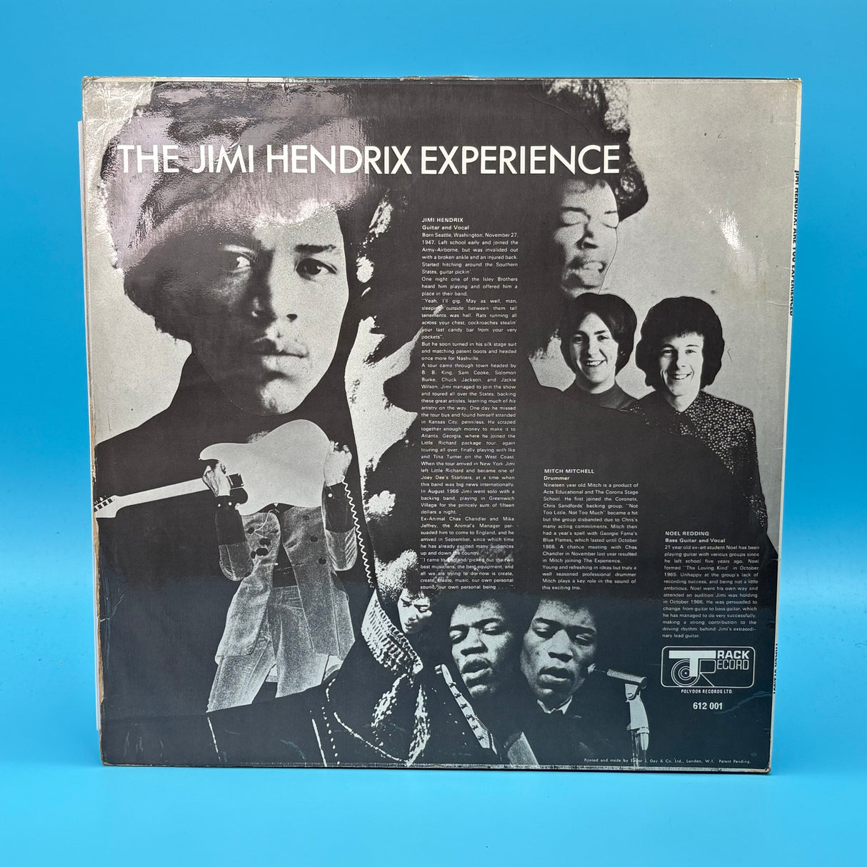 Jimi Hendrix - Are You Experienced Double Laminated Sleeve Mono Vinyl