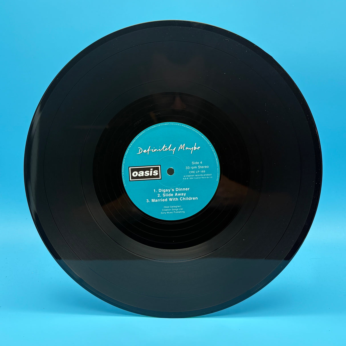 Oasis - Definitely Maybe MPO Pressing Creation Records Vinyl