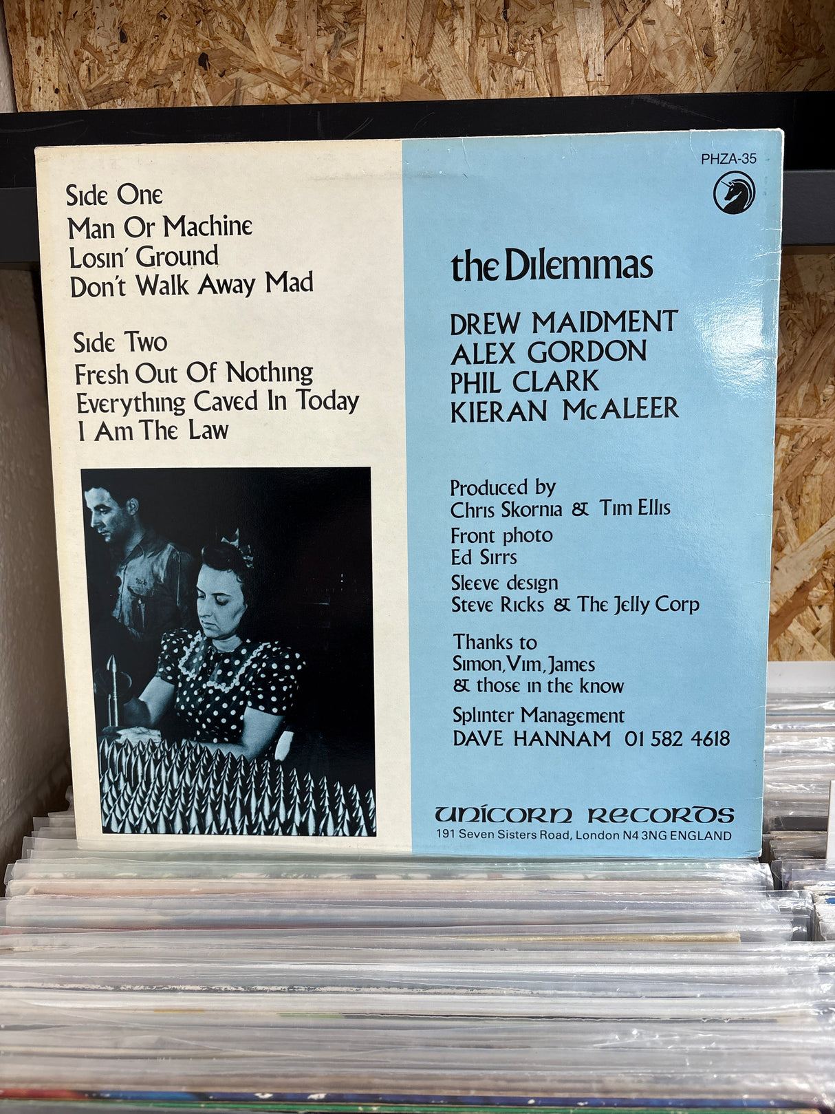 The Dilemmas - And On The Conveyor Belt Tonight…….. - VINYL