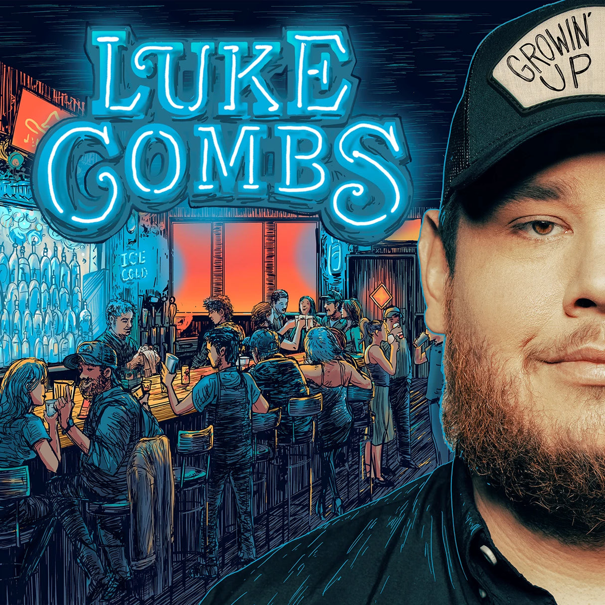 LUKE COMBS - GROWIN' UP - VINYL