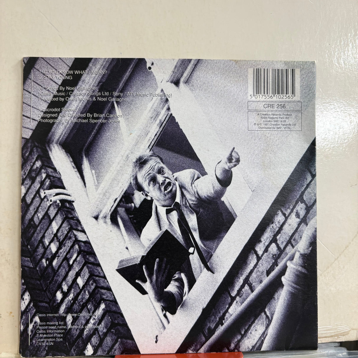 Oasis - D’You Know What I Mean Silver Logo Sleeve Vinyl