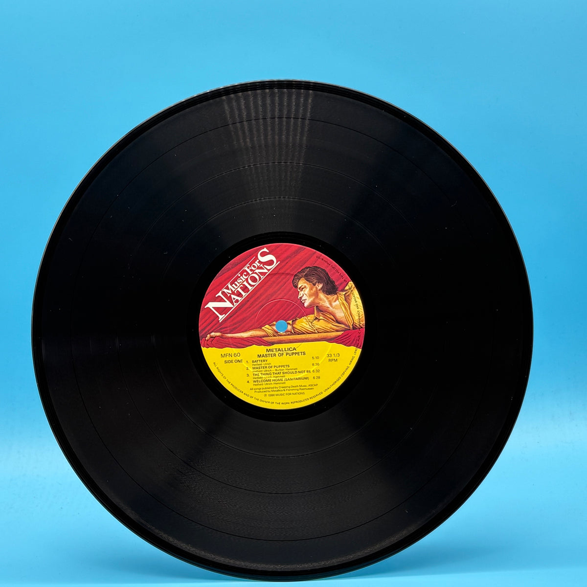 Metallica - Master Of Puppets Original UK Vinyl