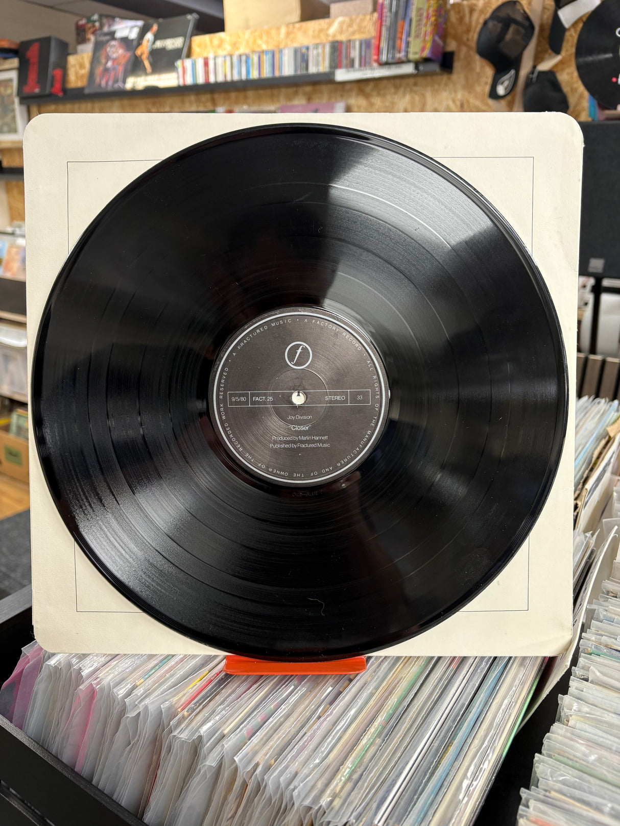 Joy Division - Closer - First Press FACT 25 - Translucent Red