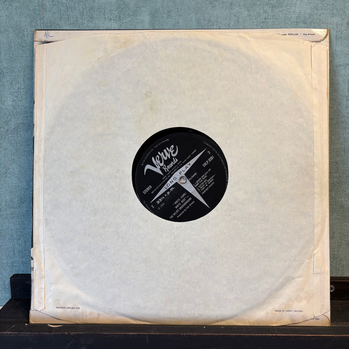 The Velvet Underground - White Light/White Heat - VINYL