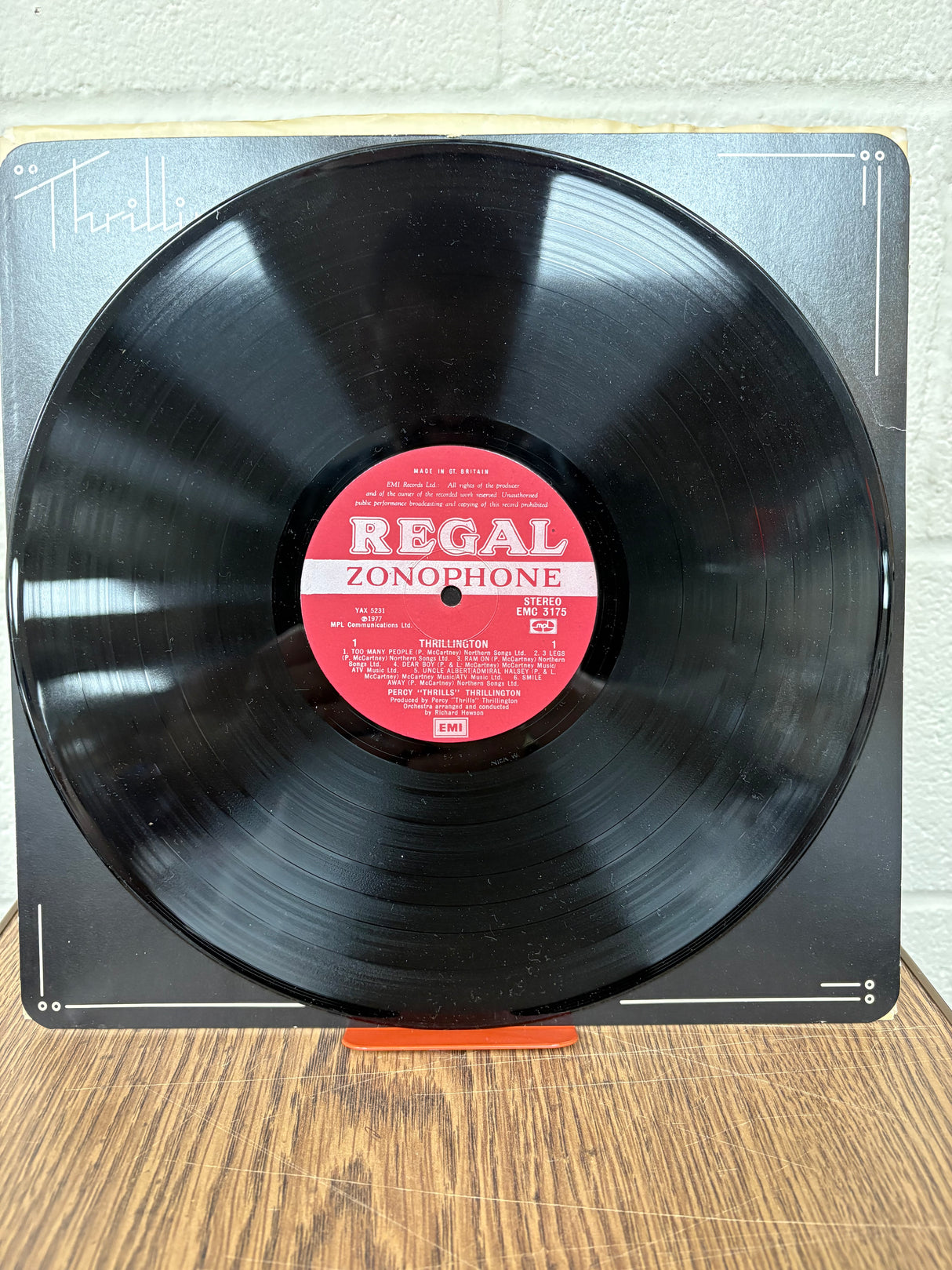 Thrillington - Paul McCartney - Regal Zonophone - VINYL