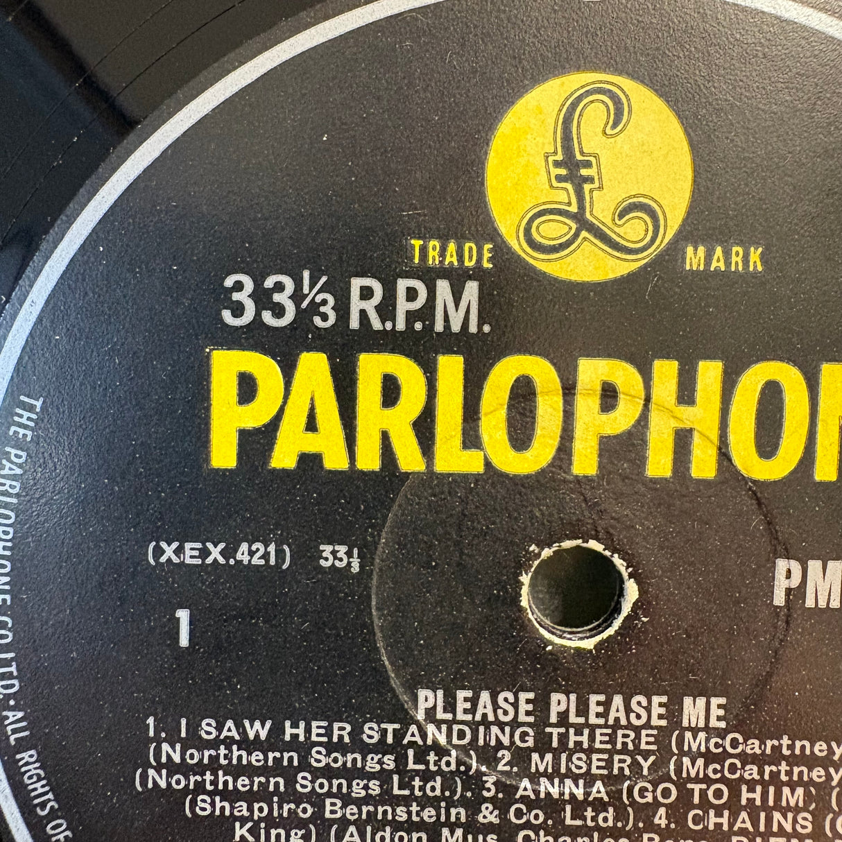 The Beatles - Please Please Me - 3rd Press Mono - Small 33 1/3 - VINYL