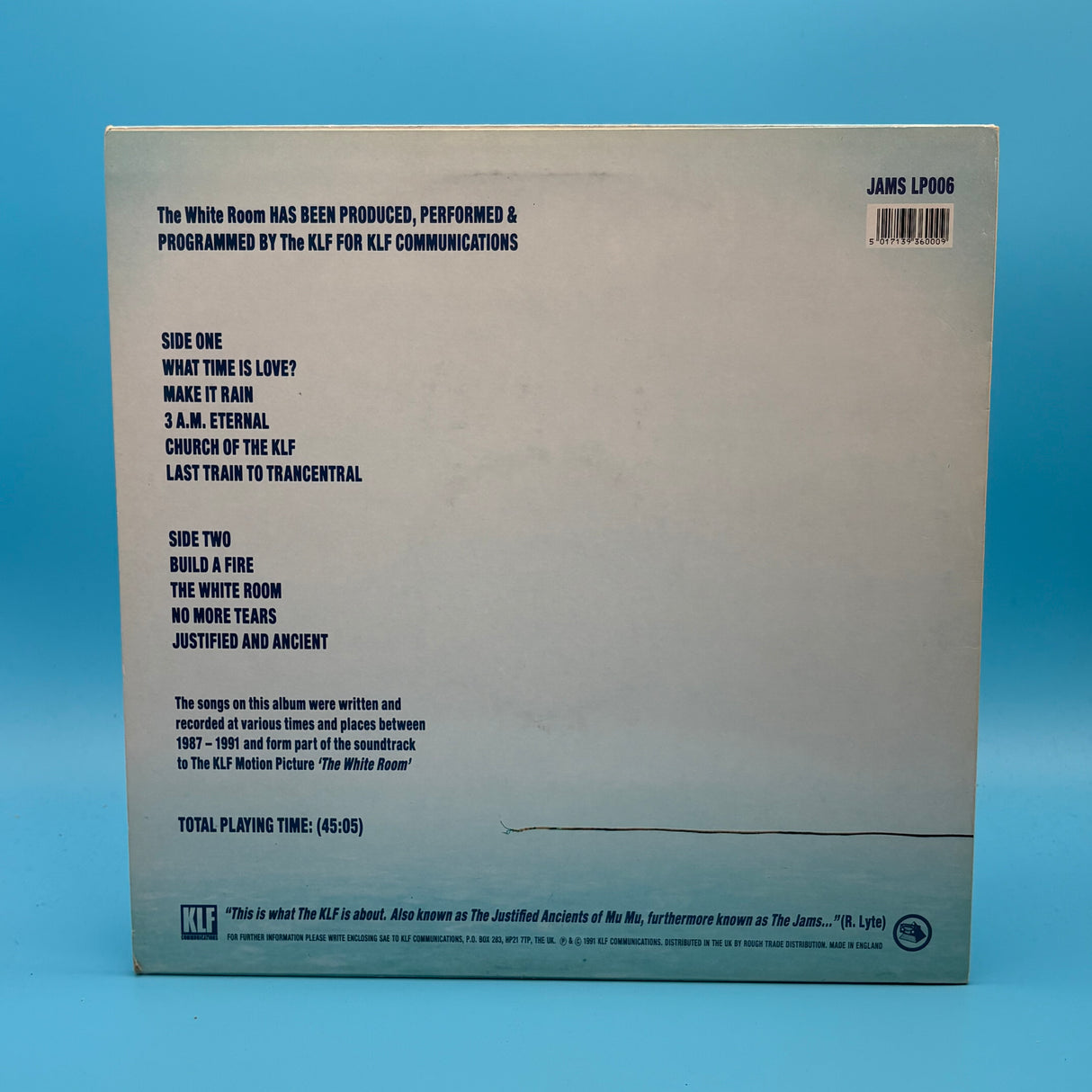 The KLF - The White Room Original 1991 Vinyl