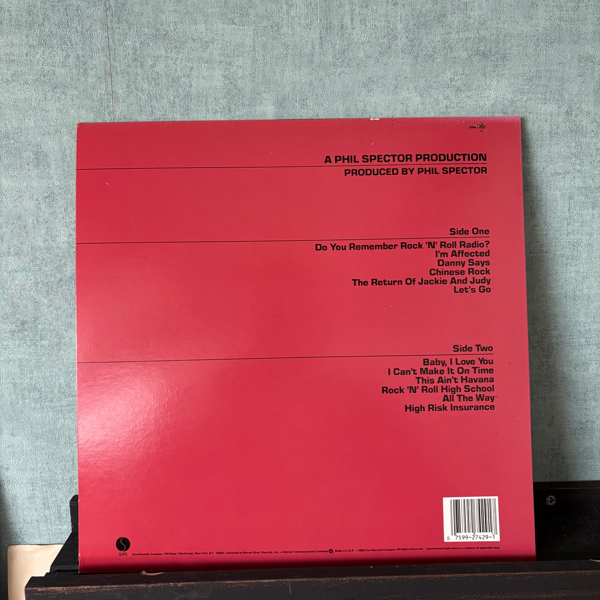 Ramones - End Of The Century - VINYL