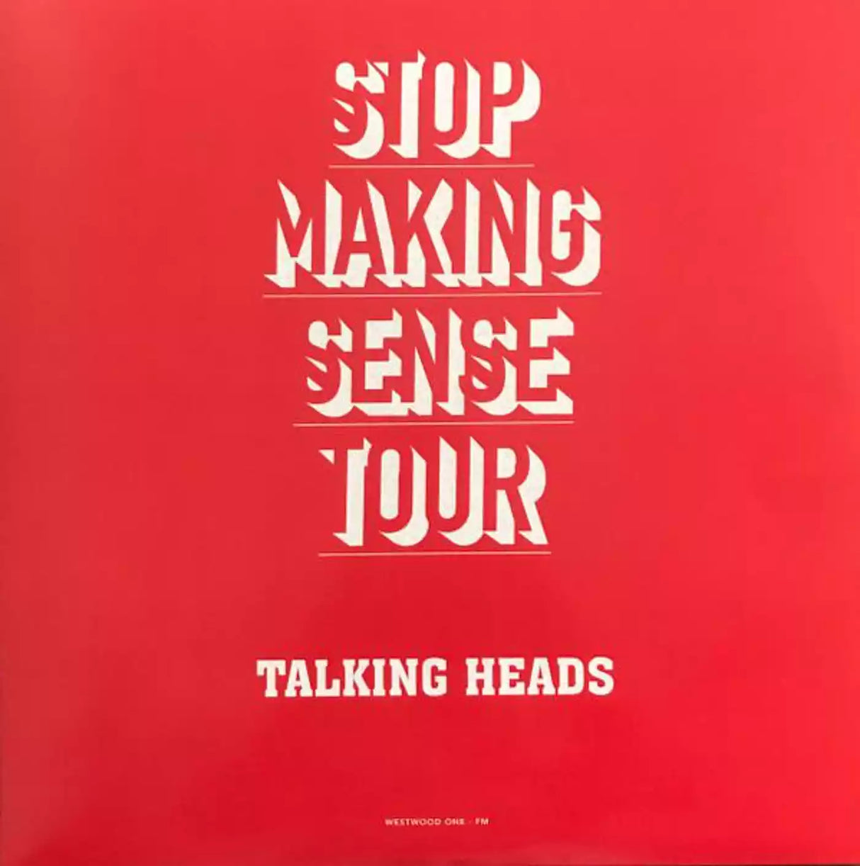TALKING HEADS - STOP MAKING SENSE TOUR - RED VINYL - 2LP