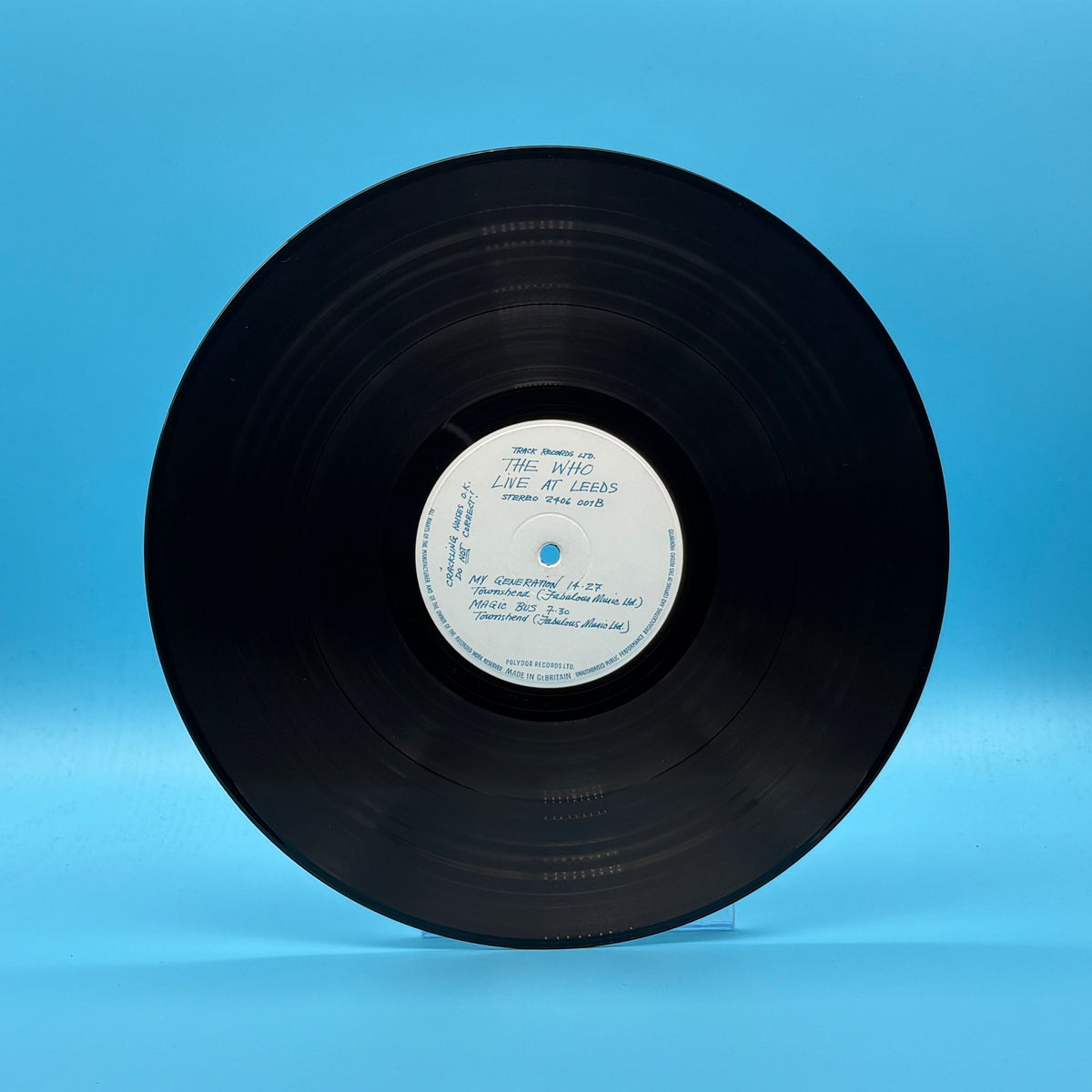 The Who - Live At Leeds Red Text Complete Vinyl