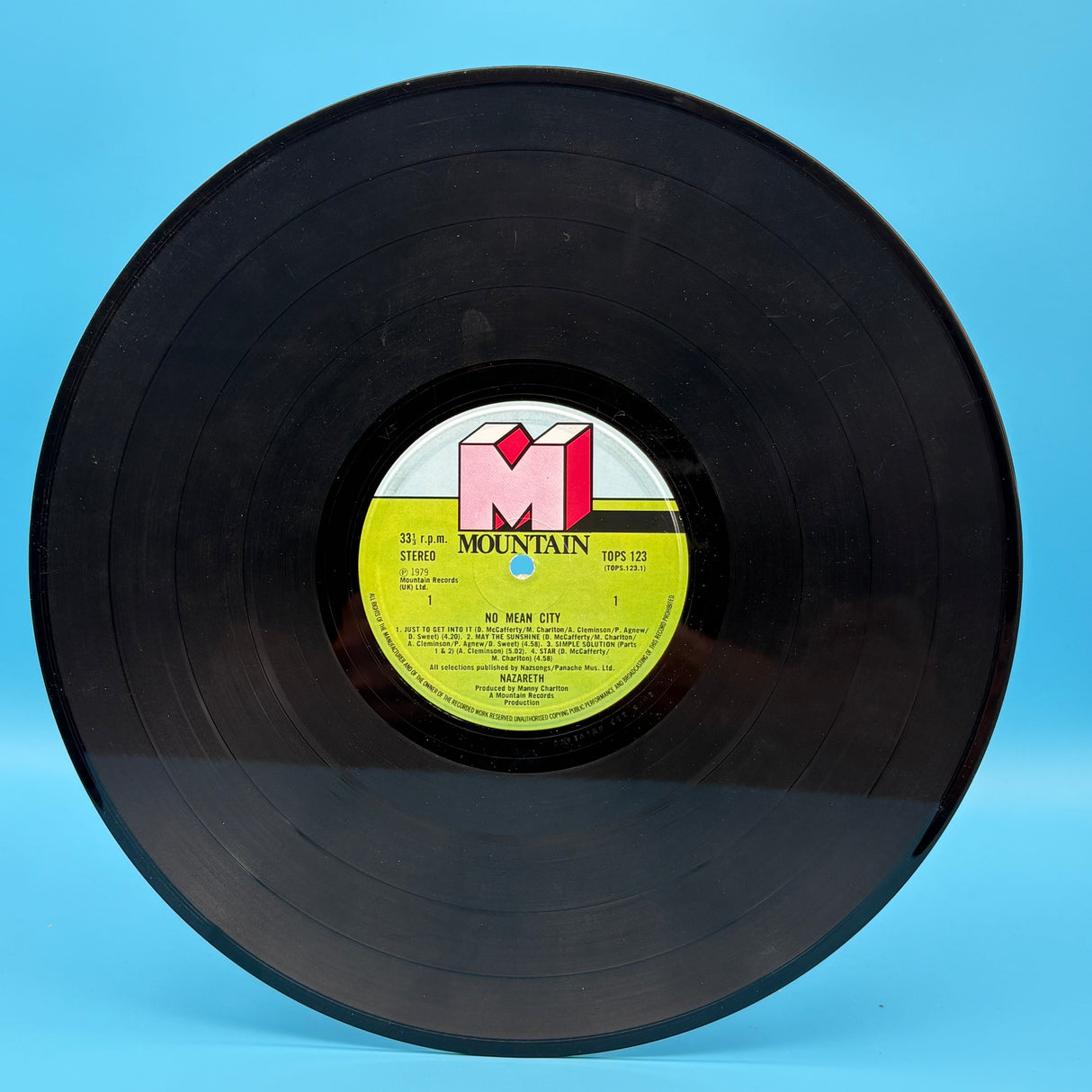 Nazareth - No Mean City Vinyl
