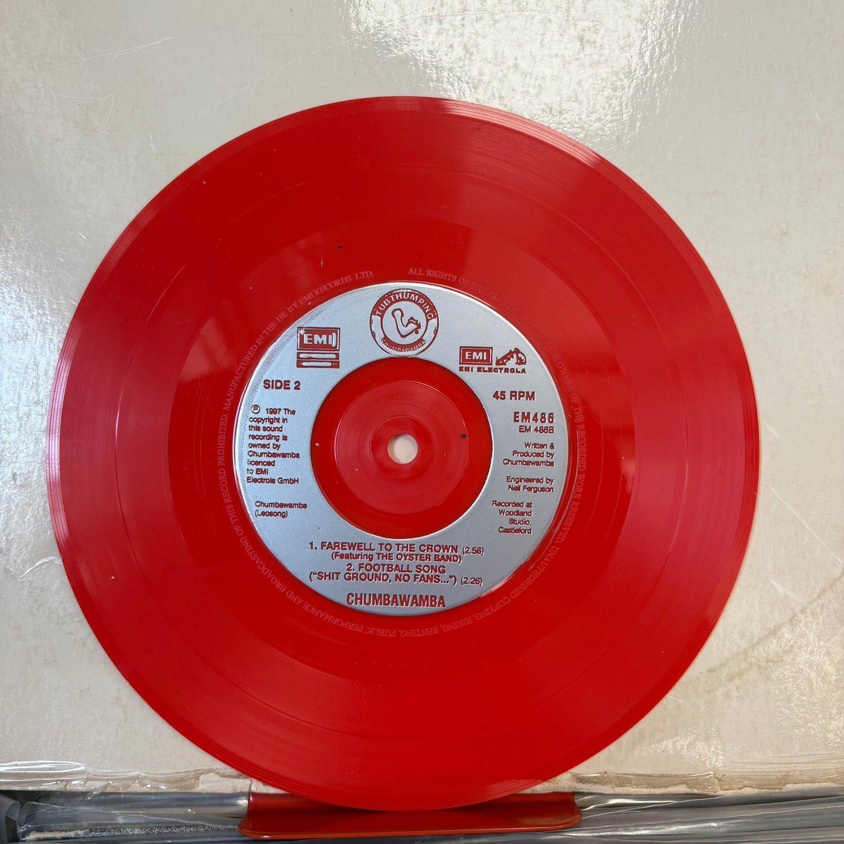 Chumbawamba - Tubthumping Red Vinyl