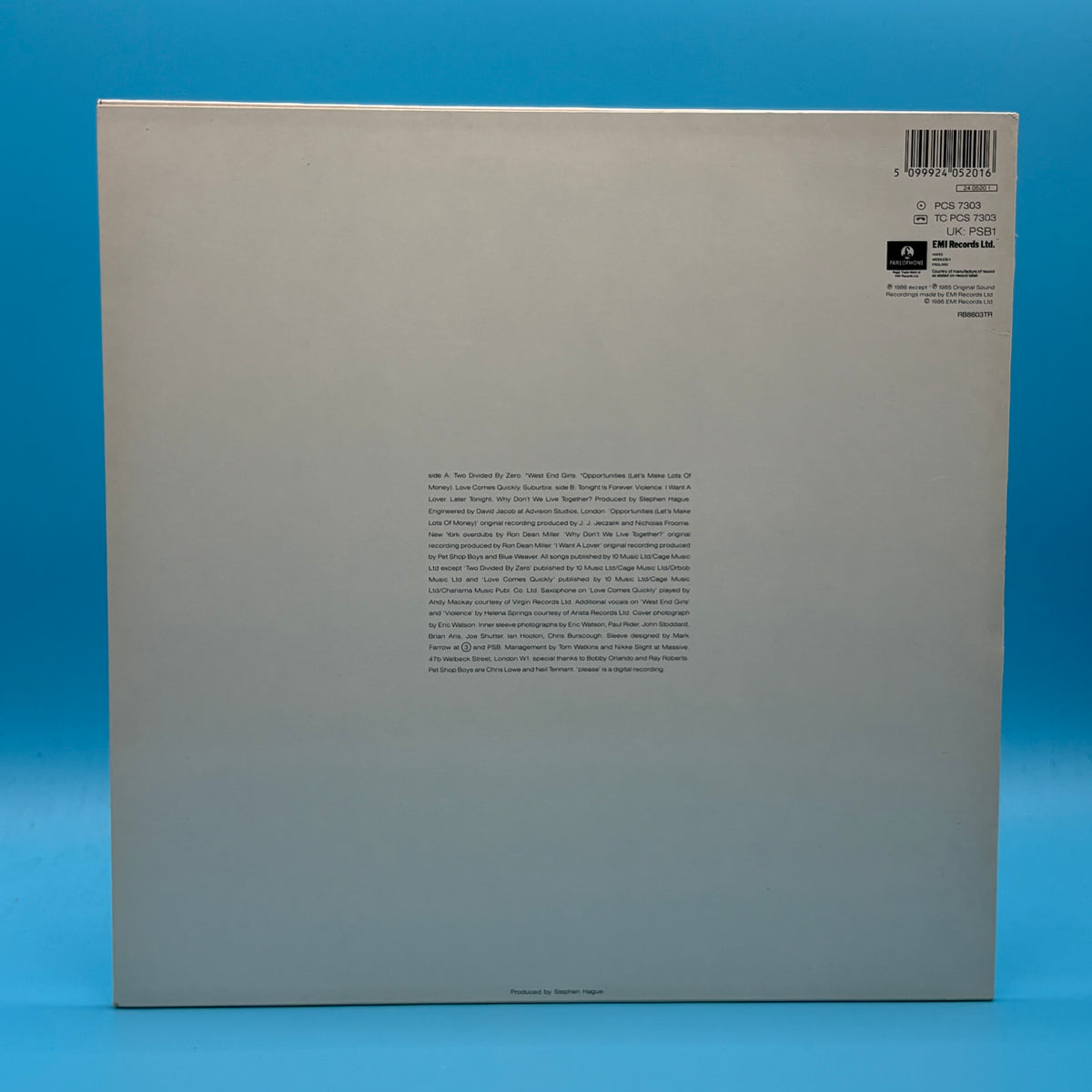 Pet Shop Boys - Please Vinyl