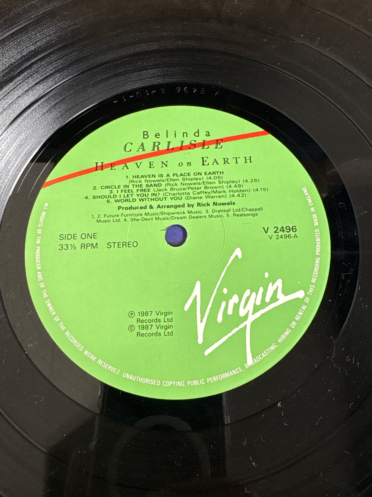 Belinda Carlisle - Heaven On Earth - VINYL