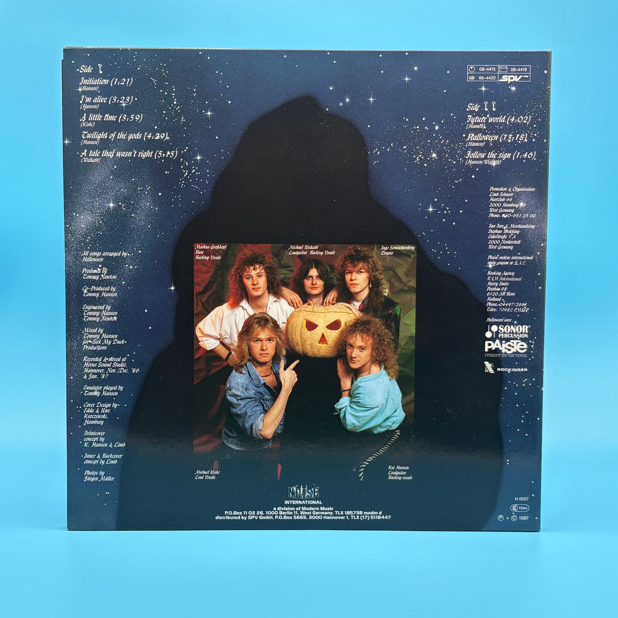 Helloween - Keeper Of The Seven Keys Part 1 With Poster Blue Vinyl