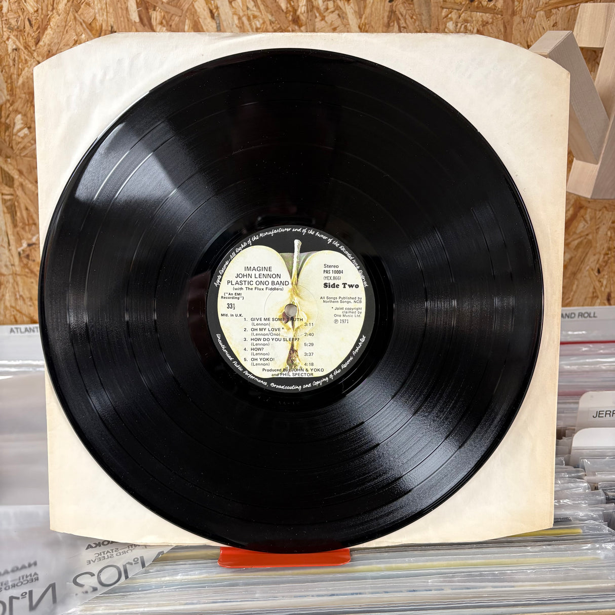 John Lennon - Imagine - Incorrect Rear Sleeve - VINYL