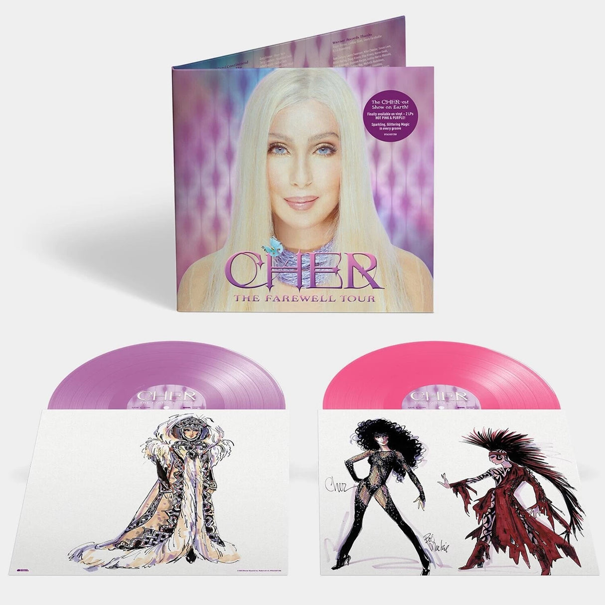Cher - The Farewell Tour - Hot Pink and Purple - VINYL