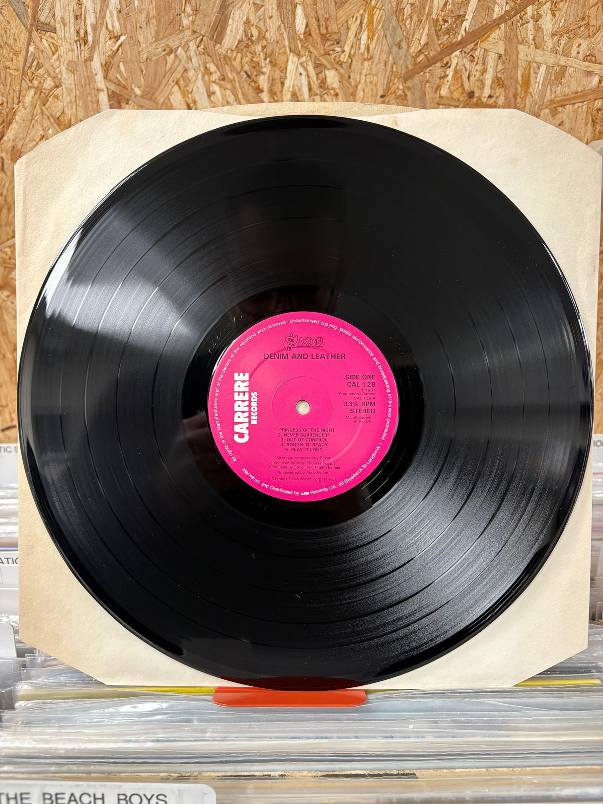 Saxon - Denim and Leather - VINYL