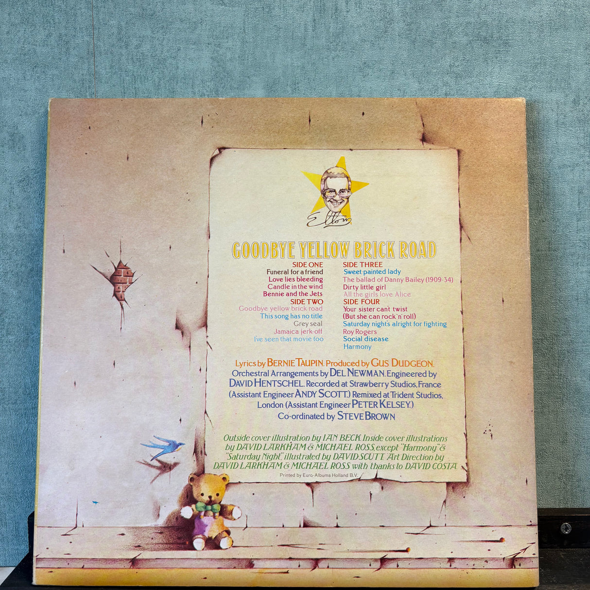 Elton John - Goodbye Yellow Brick Road - Translucent Red VINYL