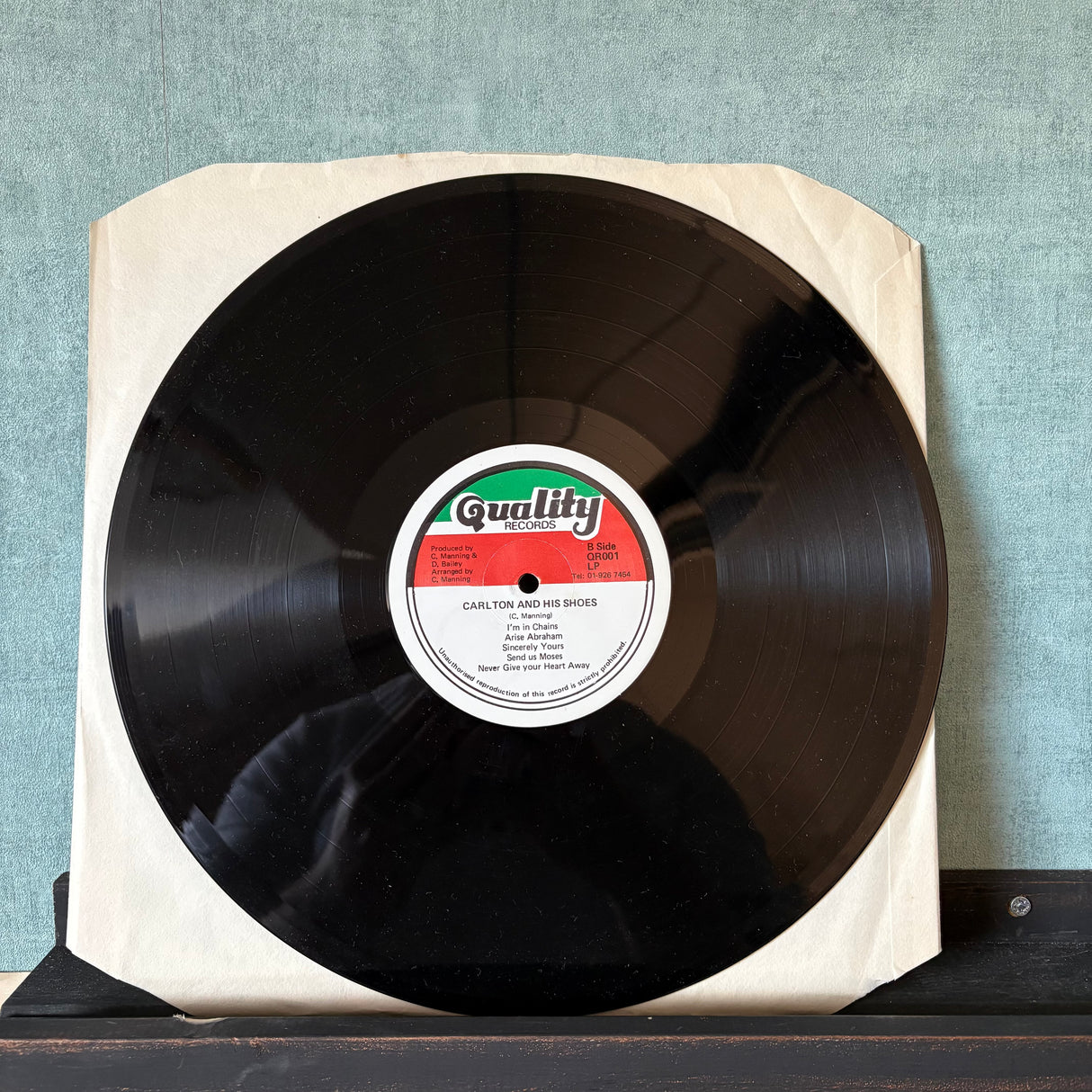 Carlton And The Shoes - This Heart Of Mine - Original Quality Records Label USA - VINYL