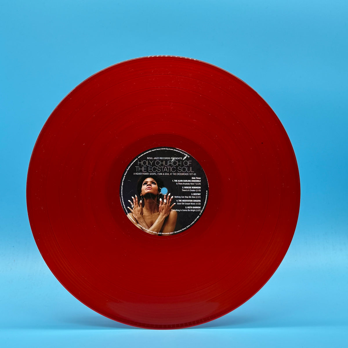 Holy Church Of The Ecstatic Soul - A Higher Power: Gospel, Funk & Soul At The Crossroads 1971-83 Red Vinyl
