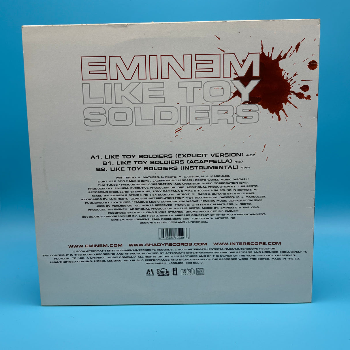 Eminem - Like Toy Soldiers 12" Single Vinyl