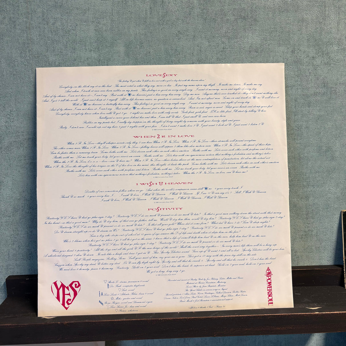 Prince - Lovesexy - VINYL