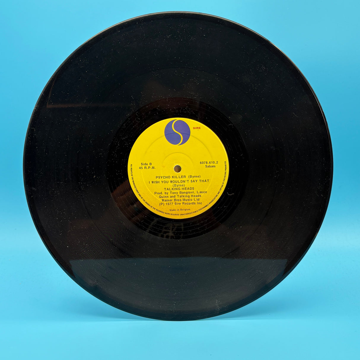 Talking Heads - Psycho Killer 12" Single Vinyl