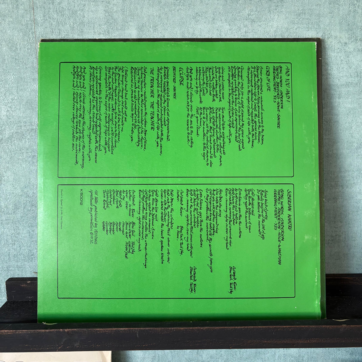 Yes - Chase To The Edge - VINYL