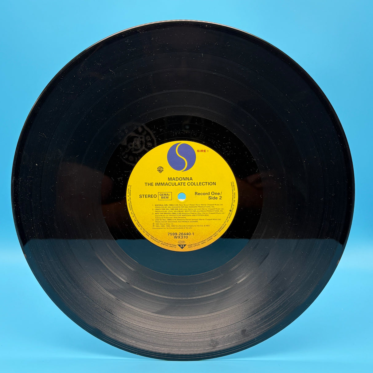 Madonna - The Immaculate Collection Vinyl