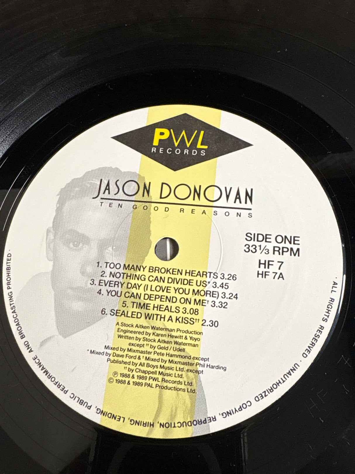 Jason Donovan - Ten Good Reasons - VINYL