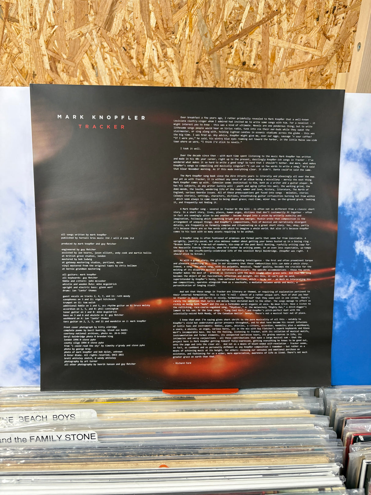 Mark Knopfler - Tracker 2015 - VINYL