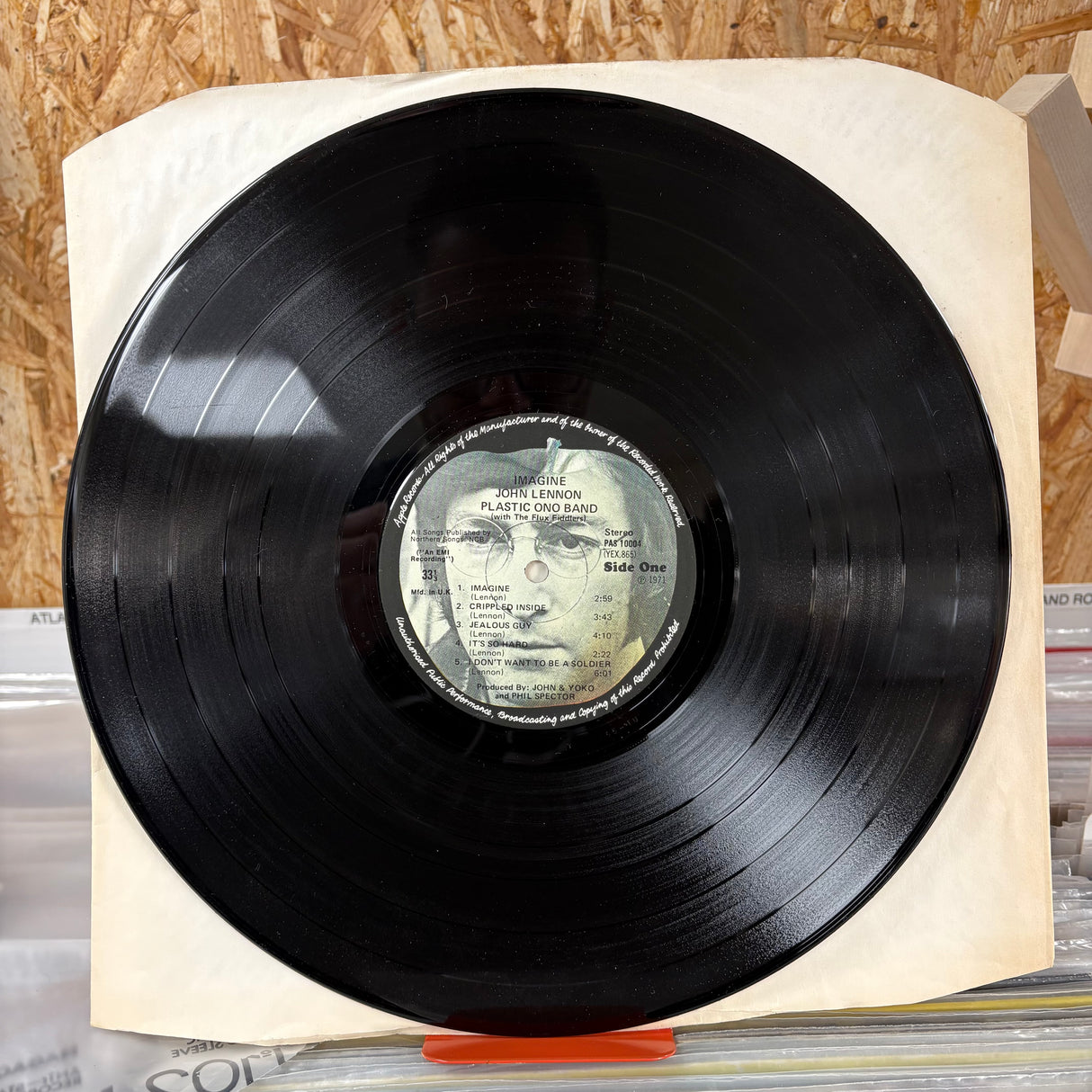 John Lennon - Imagine - Incorrect Rear Sleeve - VINYL