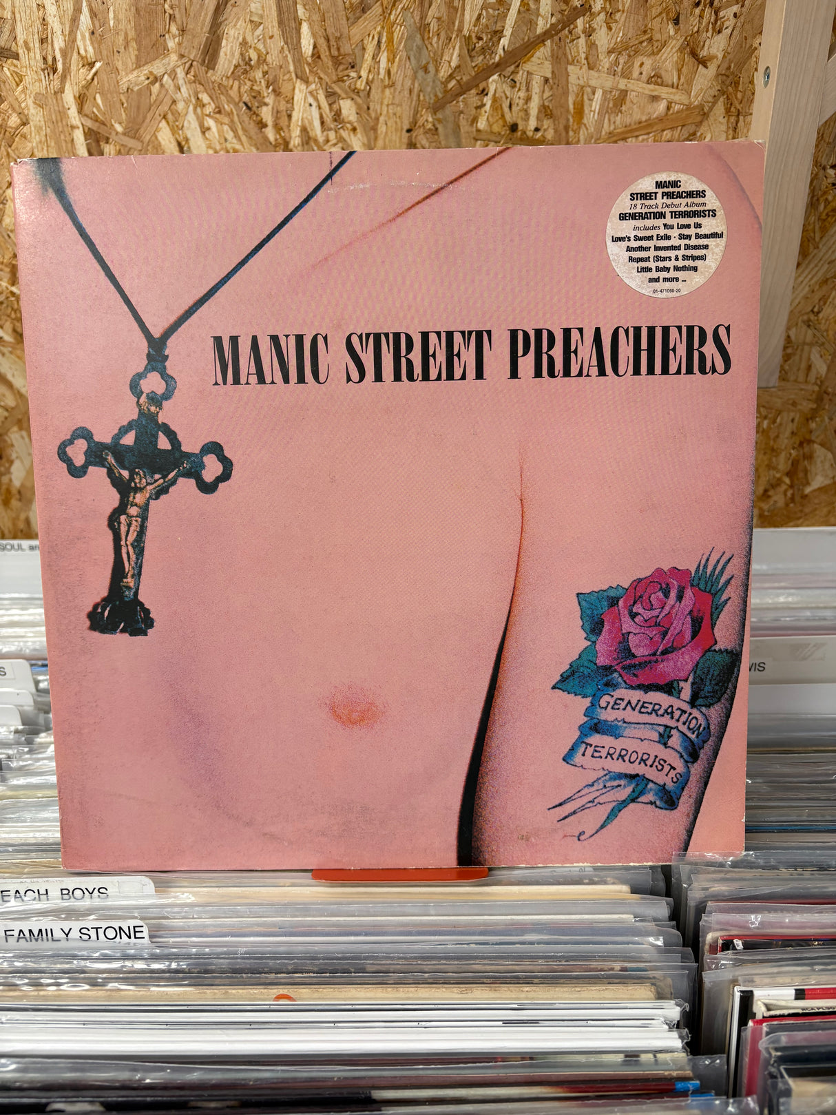 Manic Street Preachers - Generation Terrorist Original 1992 - VINYL