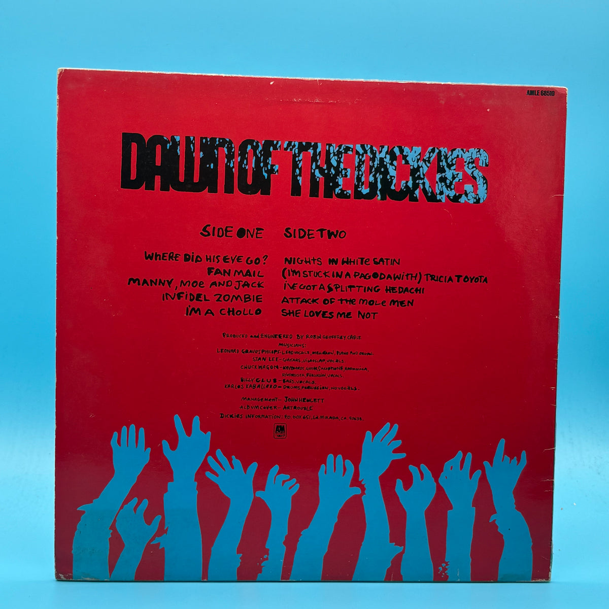 The Dickies - Dawn Of The Dickies Blue Vinyl