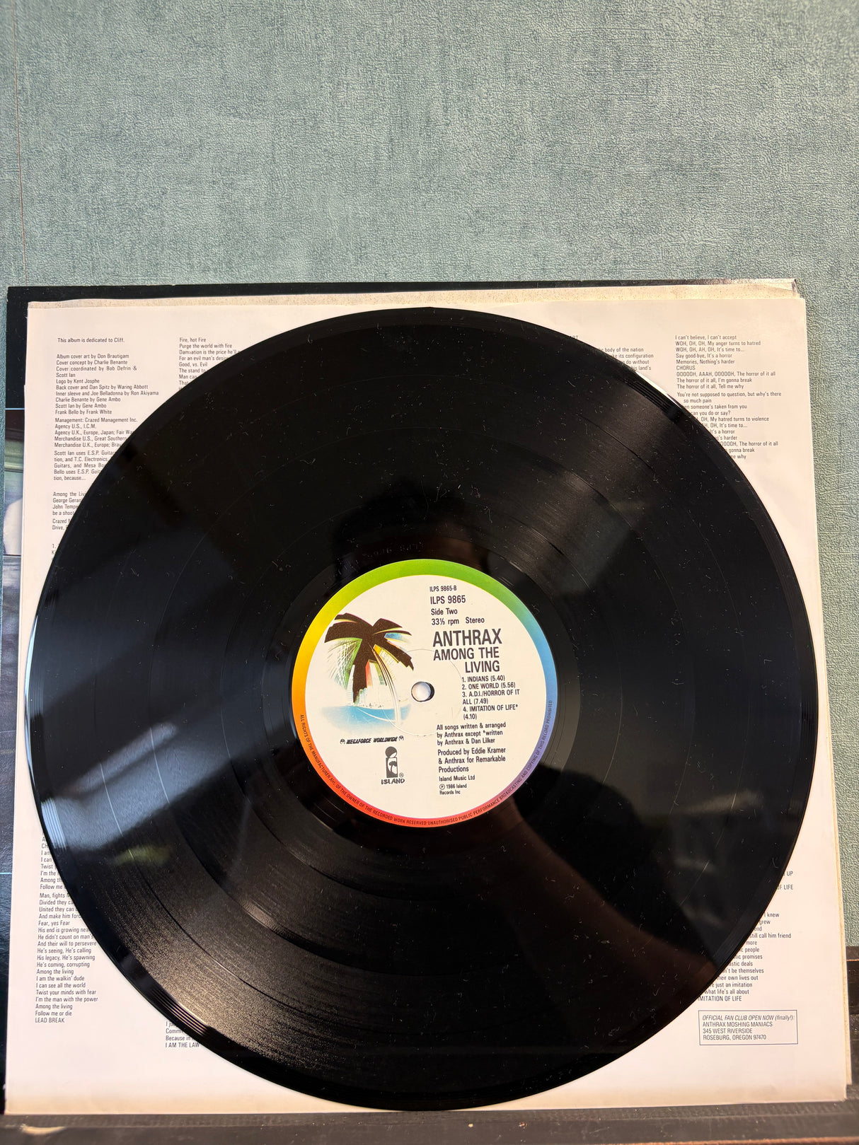 Anthrax - Among The Living - VINYL