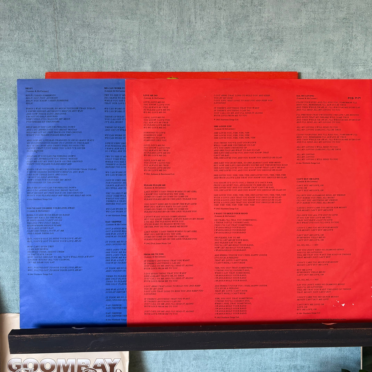 The Beatles - 1962-1966 - Red Album - Blue Inner Misprint - VINYL