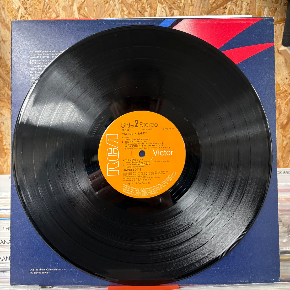 David Bowie - Aladdin Sane - With Fan Club Insert - VINYL