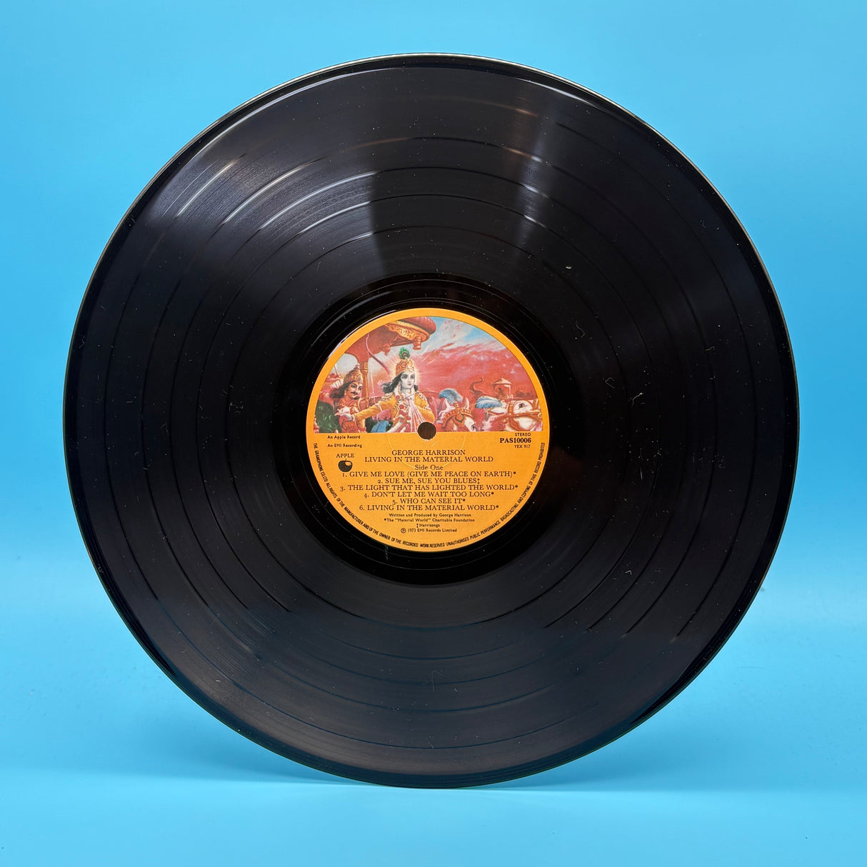 George Harrison - Living In A Material World Apple Vinyl