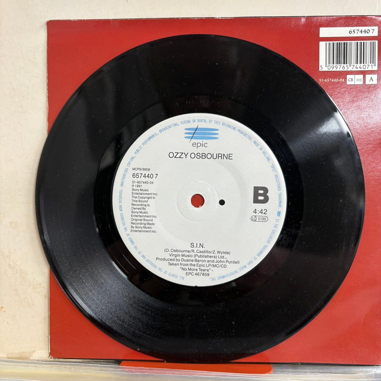 Ozzy Osbourne - No More Tears Vinyl
