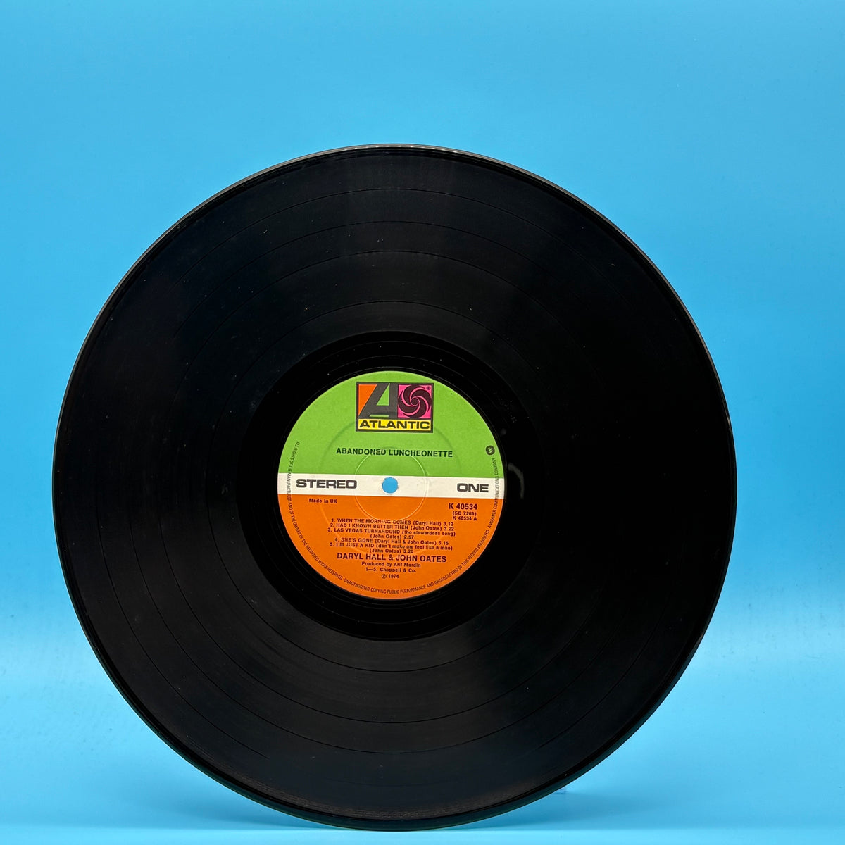 Daryl Hall & John Oates - Abandoned Luncheonette Original UK Vinyl