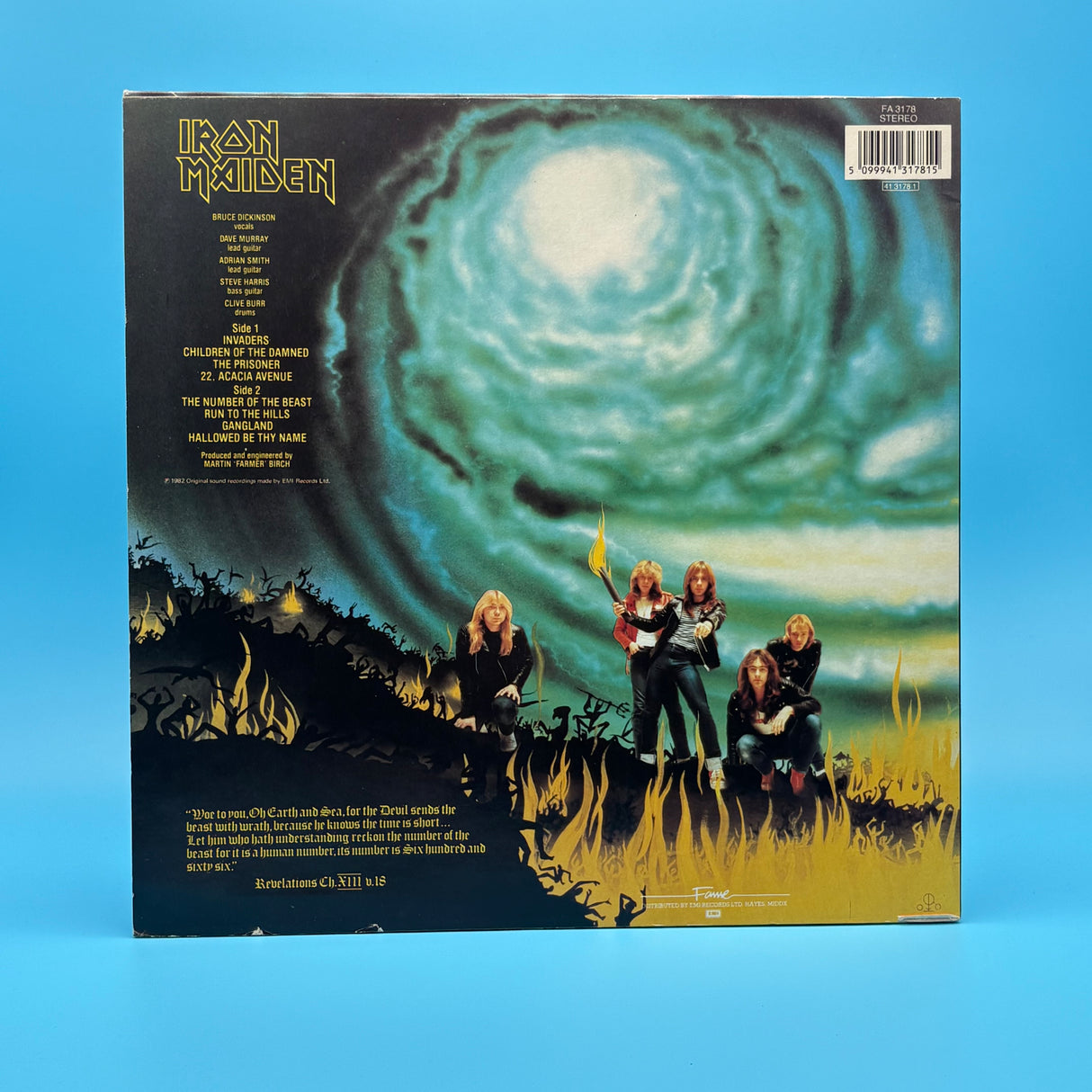 Iron Maiden - The Number Of The Beast Vinyl