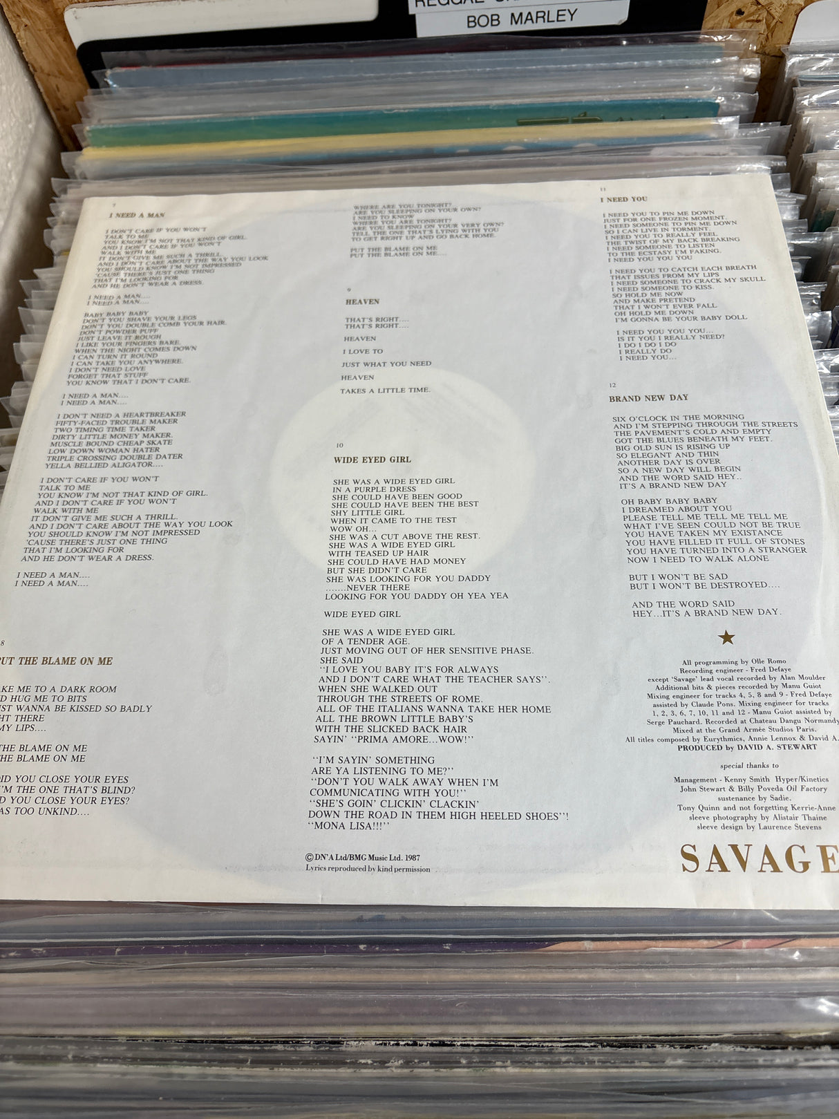 Eurythmics - Savage - VINYL