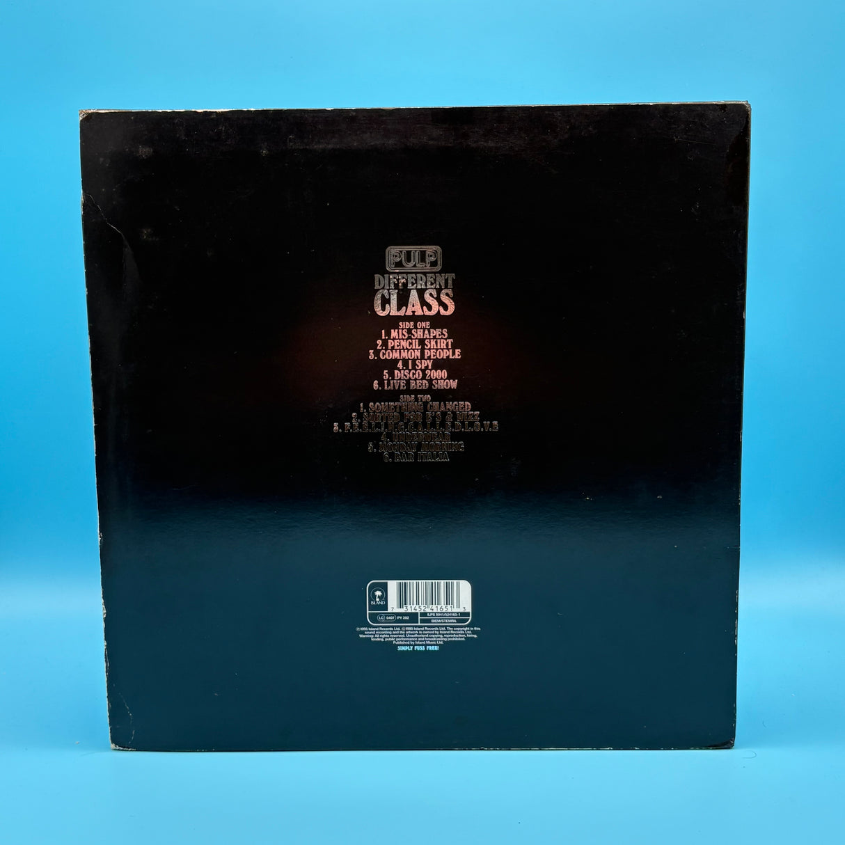 Pulp - Different Class Aperture Sleeve First Press Vinyl