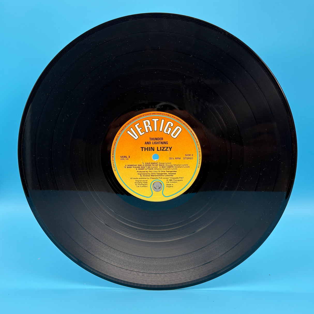 Thin Lizzy - Thunder And Lightening Vinyl