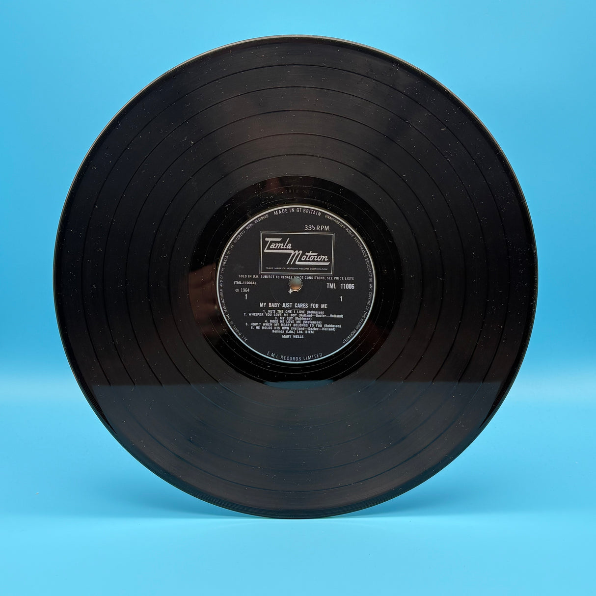 Mary Wells - My Baby Just Cares For Me Vinyl