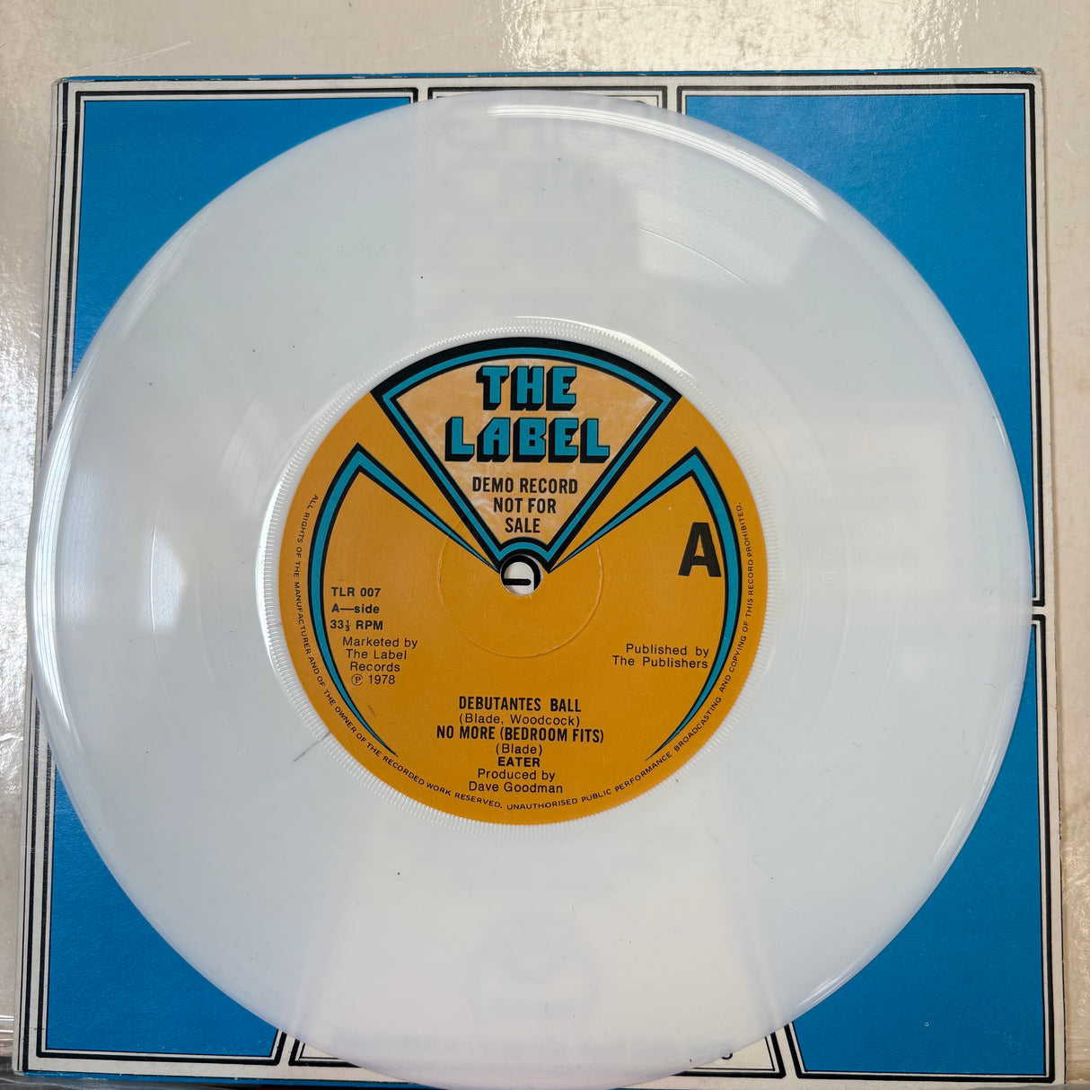 Eater - Live EP Promo White Vinyl