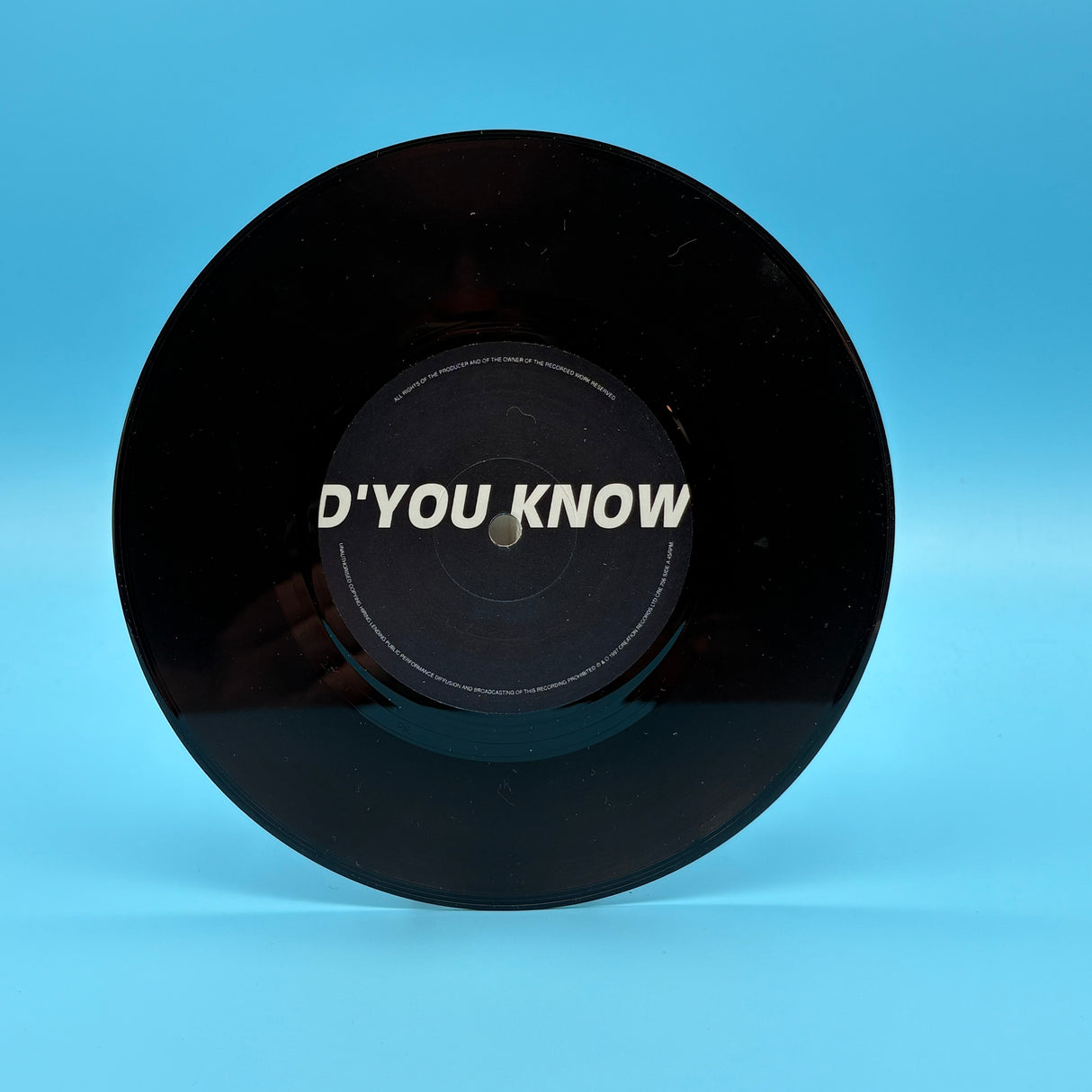 Oasis - D'You Know What I Mean 7" Single Silver Logo Original Vinyl