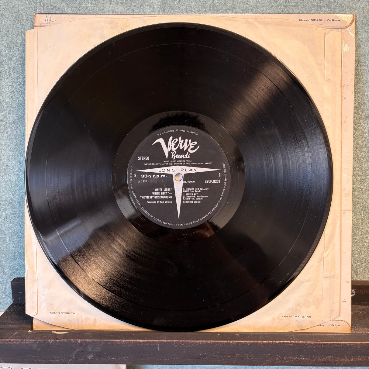The Velvet Underground - White Light/White Heat - VINYL