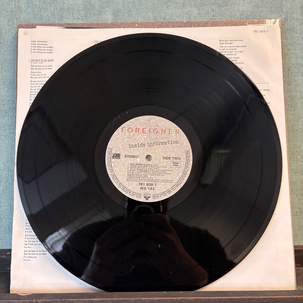 Foreigner - Inside Information - VINYL